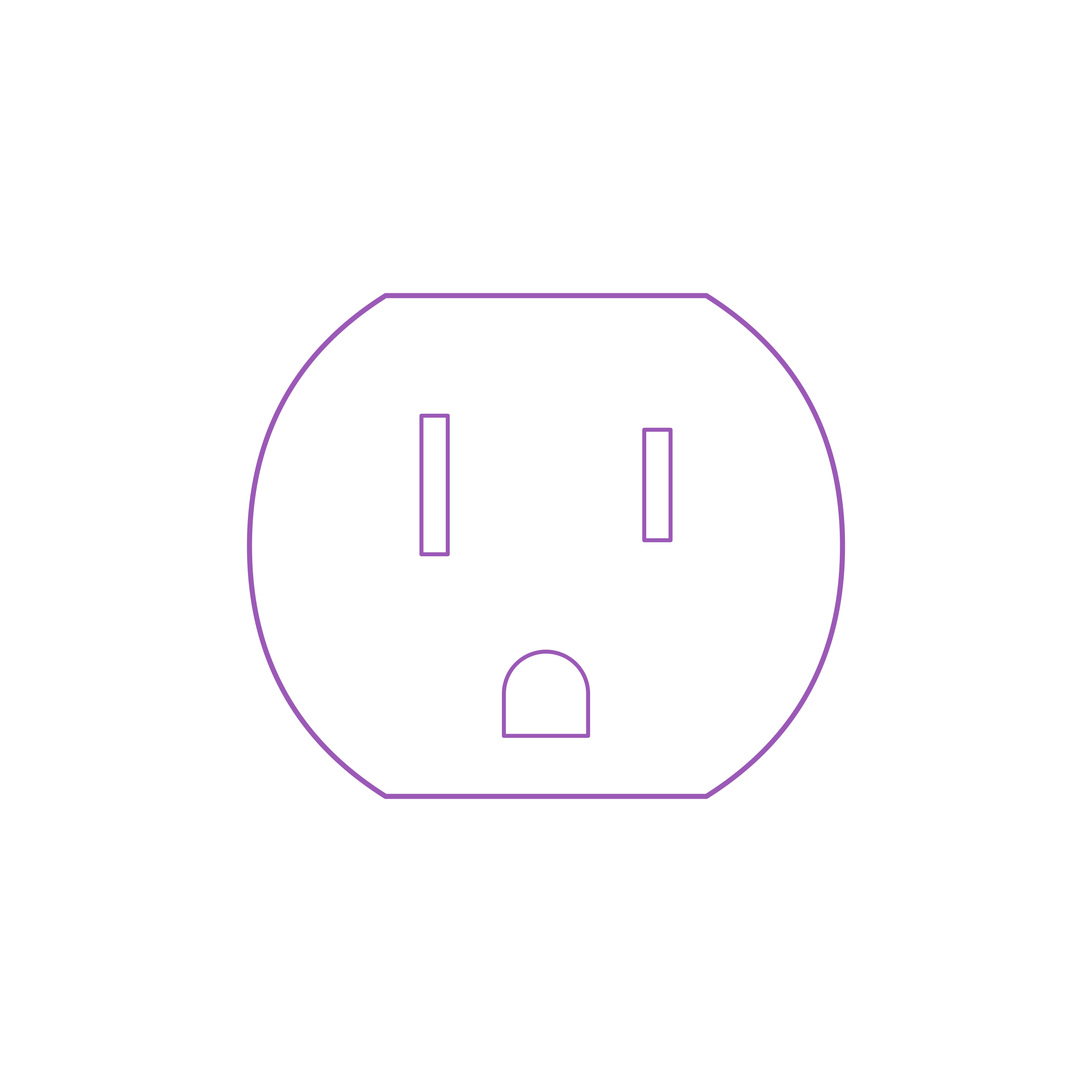 Fixtures Electrical Plugs Sockets Type B Plug Socket Stencil Svg Design File Free Vectors